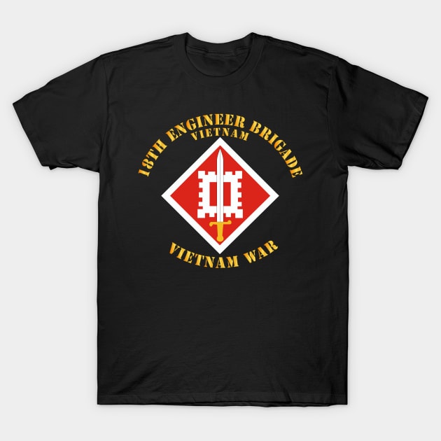 18th Engineer Brigade Vietnam  - Vietnam War T-Shirt by twix123844